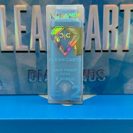 CLEAN CARTS 2G DISPOSABLE WINTER BLUE EDITION – LIQUID DIAMONDS + LIVE RESIN