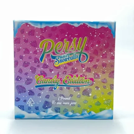 Persy Mini Snowballs Candy Editiob THC Weed 1 lb Box with 16 Flavors