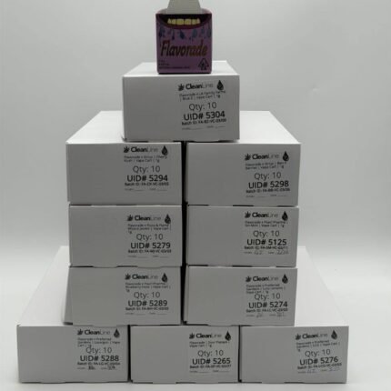 FLAVORADE cannabis vape cartridge available at Bomb Carts